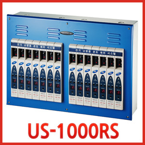 온도조절기 US-1000RS 각회로별판매다회로 통신용, 매립형, 3~21회로 제작가능